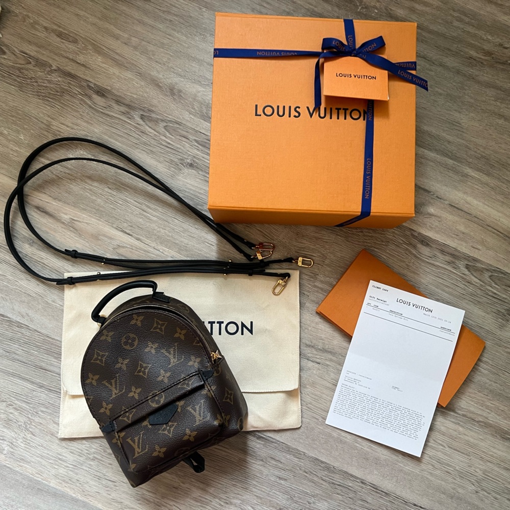 NWT Louis Vuitton Palm Springs Mini Backpack